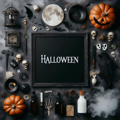 Wall Mural - Halloween Flay Lay