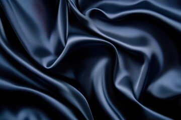 Sticker - A blue fabric with a wavy texture, generative ai image