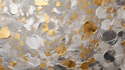 Abstract background from gold and silver spots