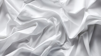 Sticker - Abstract White Fabric Texture