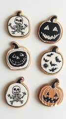 Poster - A collection of decorated halloween cookies on a table