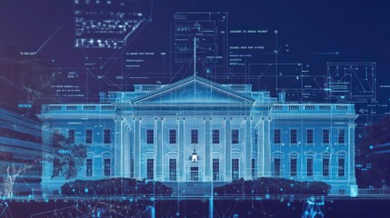 Poster - The White House: A Digital Representation