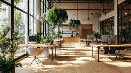 Poster - Modern Office Space with Natural Light
