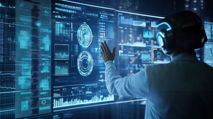 Poster - Futuristic Technology Interface