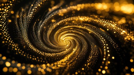 Poster - Golden Spiral Abstract