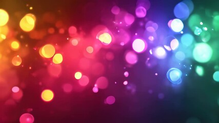 Poster - A stunning array of colorful lights fills the night sky, creating an enchanting atmosphere perfect for an evening walk. Enjoy the delightful visual spectacle