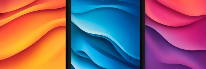 Wall Mural - Abstract background with vibrant colors