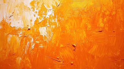 Wall Mural - Vibrant Orange Abstract Texture Background