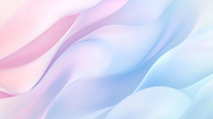 Poster - abstract pastel waves