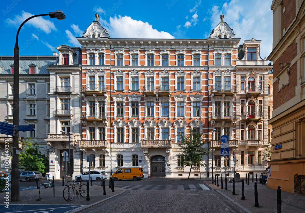 Warszawa - Restored tenement house Foksal street, modernization of the ...