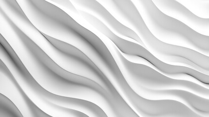 Poster - Abstract White Curve Background