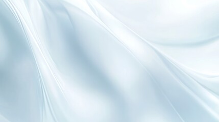 Poster - abstract blue and white smooth curve background