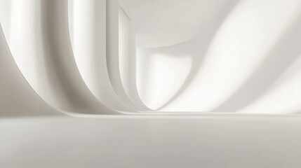 Poster - Abstract White Interior