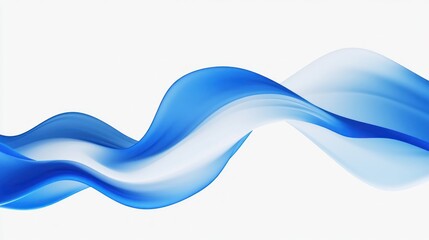 Wall Mural - Abstract Blue Wave Design