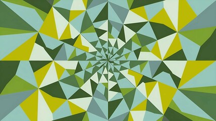 Yellow vector polygon abstract background. Ai generated 