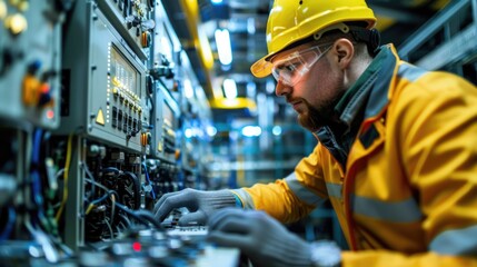 Innovative mind - engineer as an engineering worker in workflow, exemplifying dedication and expertise necessary for technological advancements and efficient solutions. Engineers Day