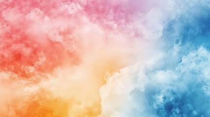 Wall Mural - Colorful Abstract Background of Clouds and Smoke