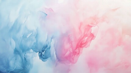 Wall Mural - Soft Blue and Pink Abstract Background Design