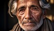 © customer solution - Close-up of old and weathered human face