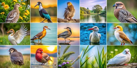 Diverse Avian Species of Ukraine: A Stunning Collection of Birds in Their Natural Habitats