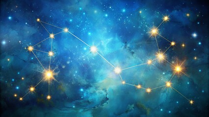 Wall Mural - a cosmic dance of celestial bodies, illuminated against a backdrop of swirling nebulae and scattered