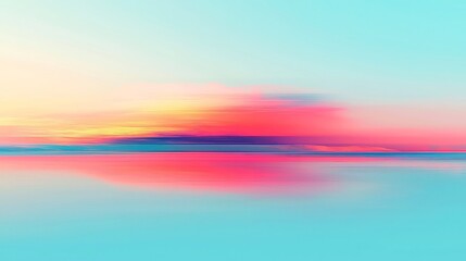 Poster - Vibrant Gradient Blur with Grain Noise, an abstract colorful pattern ideal for art product design and social media, blending trendy aesthetics with vintage charm.