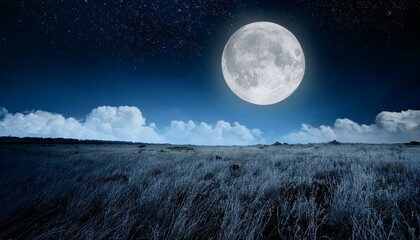 Wall Mural - moon and clouds