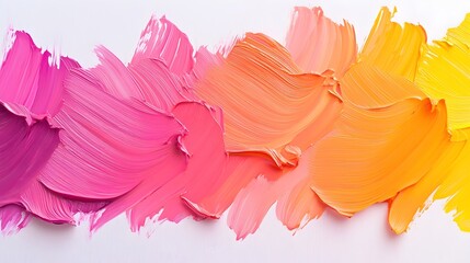 Poster - Vibrant Color Strokes in Dreamlike Motion - Bold Contrasts of Emotion and Light Creating a Visual Symphony in Soft Shadows