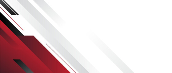Wall Mural - dynamic abstract background featuring vivid red and black geometric lines. ideal for modern presenta