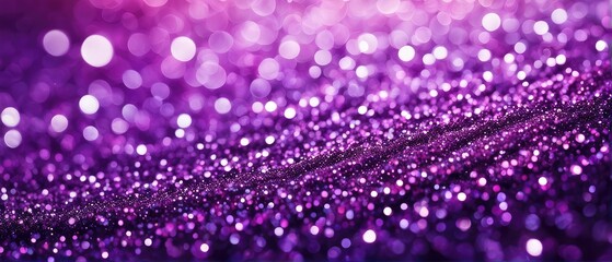 Purple Glitter Abstract Background