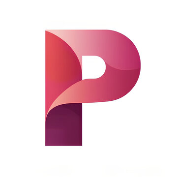modern logo embodies the shape of the capital letter P