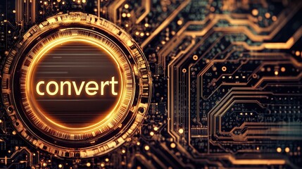 Poster - Neon Circuit Conversion Processor