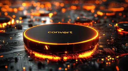 Poster - Digital Conversion: Advanced Circuitry with a High-Tech Focus