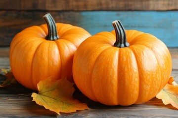 Wall Mural - thanksgiving pumpkin background