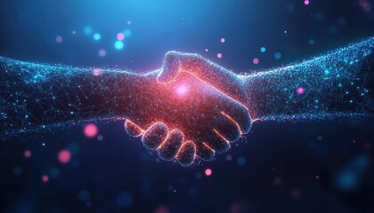 Poster - A Digital Handshake Forged from Interconnected Lines
