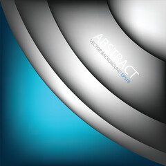 Poster - graphic vector curve line overlap background for text and message design
