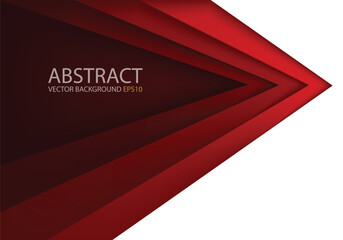 Poster - graphic geometric triangle overlap vector layer background for text and message design
