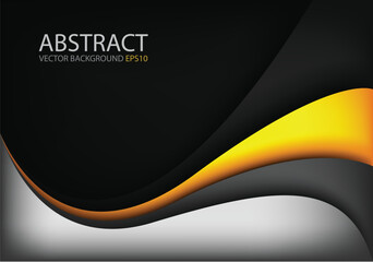 Poster - graphic vector curve line overlap background for text and message design
