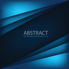 Poster - graphic geometric triangle overlap vector layer background for text and message design
