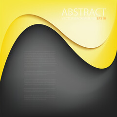 Poster - graphic vector curve line overlap background for text and message design
