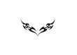 © iyo_iyo - Heart wings shaped neo tribal, cyber sigilism, y2k, punk, gothic tattoo design