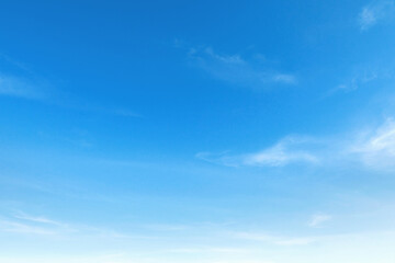 Wall Mural - clear blue sky with no clouds. sun is shining brightly