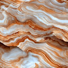 Wall Mural - Soft Earthy Tones in Flowing Marble Patterns