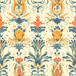 © whannsweet - Vintage Floral Motif Seamless Pattern