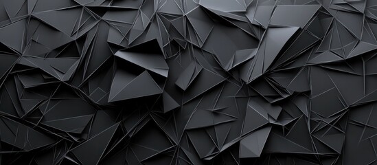 Wall Mural - Abstract Black and White Geometric Composition