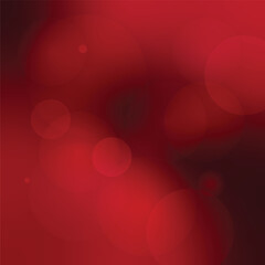 Poster - Blurry Bokeh Red Clouds Background with Dark Black Atmosphere