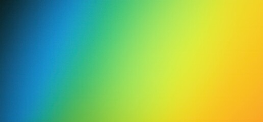 A vibrant gradient blending blue, green, yellow, and orange, creating a visually striking background with smooth color transitions.