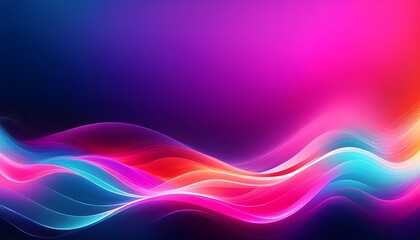 Wall Mural - Dreamy iridescent rainbow wave in motion, colorful abstract background for banners, wallpapers, and cover designs