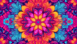 © jeepbabes - flower, pattern, illustration, design, pink, 90s, y2k, aesthetic, style, psychedelic, mandala, geometric, seamless, art, kaleidoscope, close-up, decoration, texture, flowers, hippie, circle, wallpaper