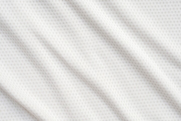 White sports clothing fabric football shirt jersey texture abstract background